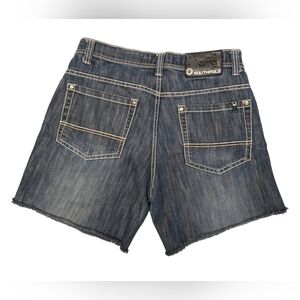 SouthPole Men's Skaters Shorts Distressed Blue Jean Sz 34  V-2